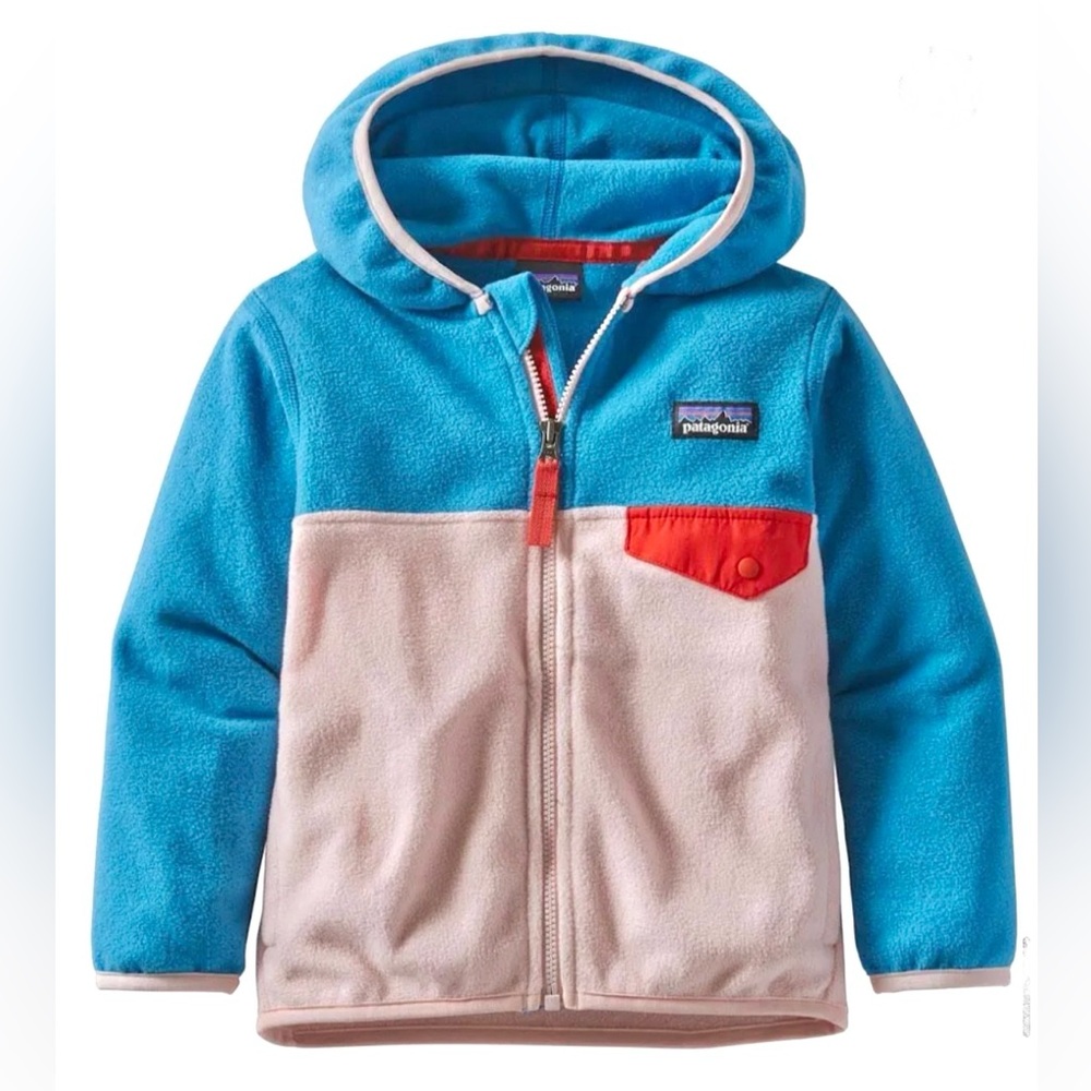 Toddler Patagonia Fleeve Jacket 12-18 Months Micro D SnapT
Jacket SEAFAN PINK